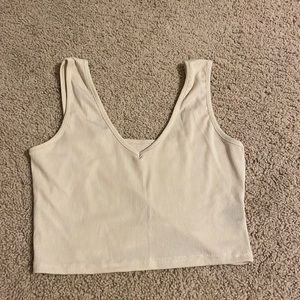 Cream colored tank top, great condition, size small
